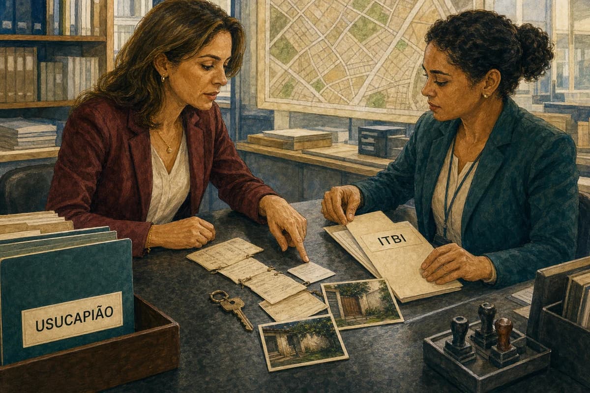 Ilustração do artigo: ITBI na usucapião: problema não é incidência, mas cobrança